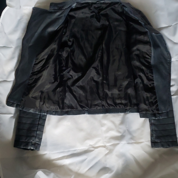 F21 Faux Leather Jacket - Picture 3 of 8